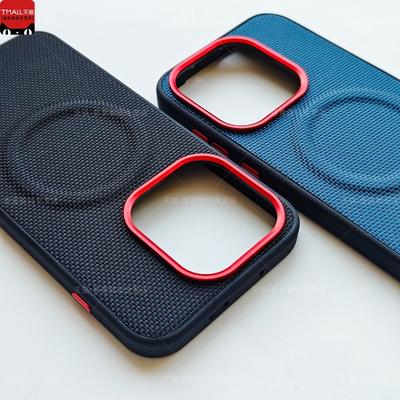 For Oneplus 15T Case Magnetic PU Nylon Matte Leather Hard Silicone Back Cover For Oneplus 15T Shell Lightweight Bumper