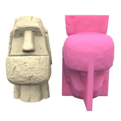 Candles Holder Resin Mold Gypsum Flower Pot Silicone Molds Doll Epoxy Resin Casting Molds for DIY-Jewelry Storage Box