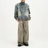 Men's Retro Patchwork Denim Jacket - Loose Fit, Casual Versatile Design for Spring and Autumn