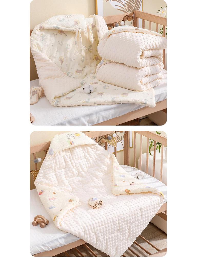 Infant Fleece DouDou Swaddle: Thickened, Warm Baby Wrap for Autumn/Winter