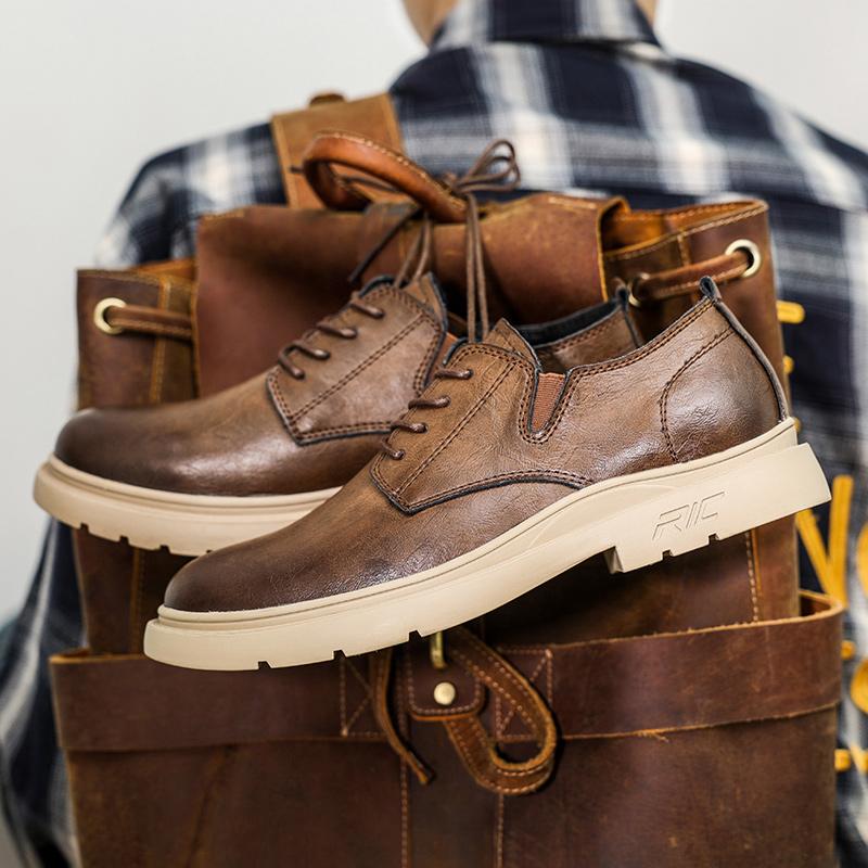 Fashion Summer Genuine Leather Oxford Shoes High Quality Outdoor Lace-up Men Sneakers Luxury Brand Handmade Leather Casual Walking Shoes