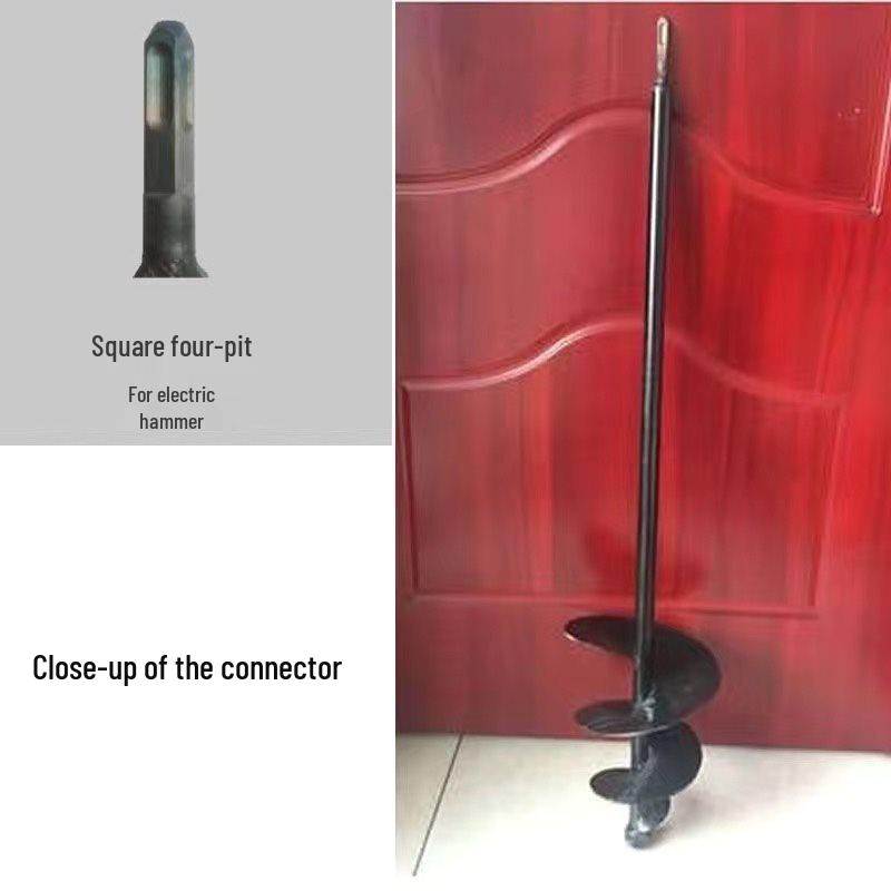 Stainless Steel Dual-Use Mixer: Cement & Sand Plastering Rod with Electric Hammer