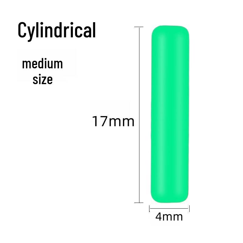 Silicone Olive-Shaped Fluorescent Fishing Float Tail Magnifier Bean