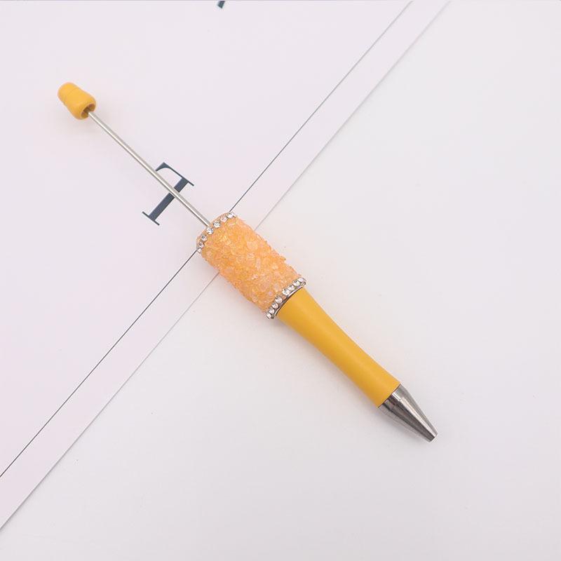 High-Quality Handmade Rhinestone Bead Stringing Pen - Cute Crystal Design for Labeling