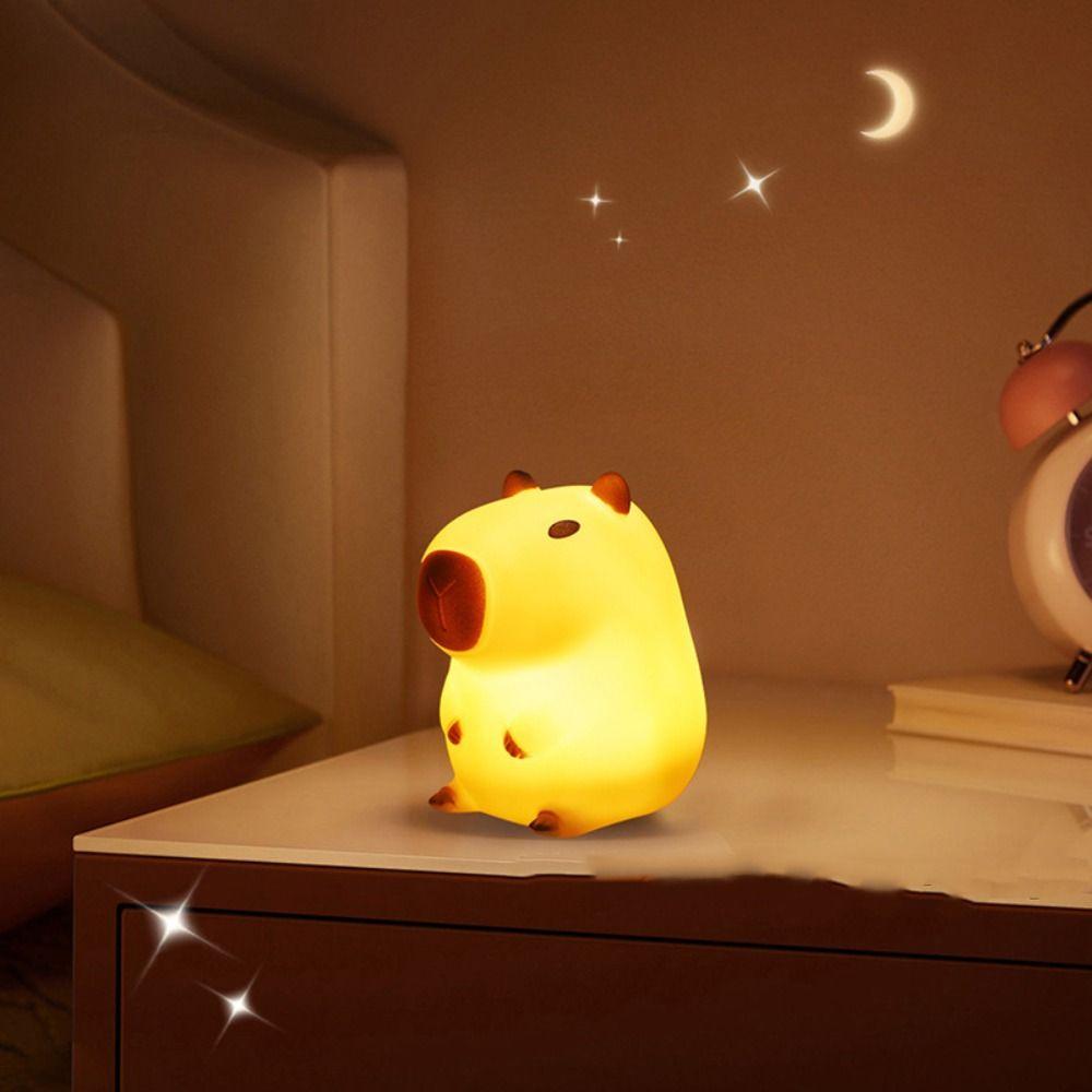 Adorkable Silicone LED Lamp Timing Function Animal Lamp Touch Sensor Nightlight  Bedside Table
