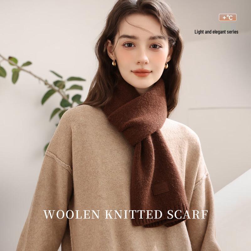 

Premium Women s Knitted Merino Wool Scarf