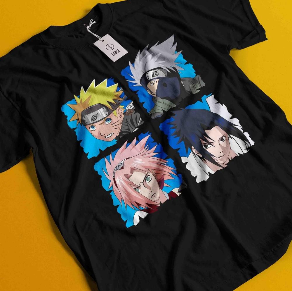 

Футболка Какаши Футболка Итачи Футболка Саске Футболка Мадары Наруто Сакура Минато Обито Рин 4XL