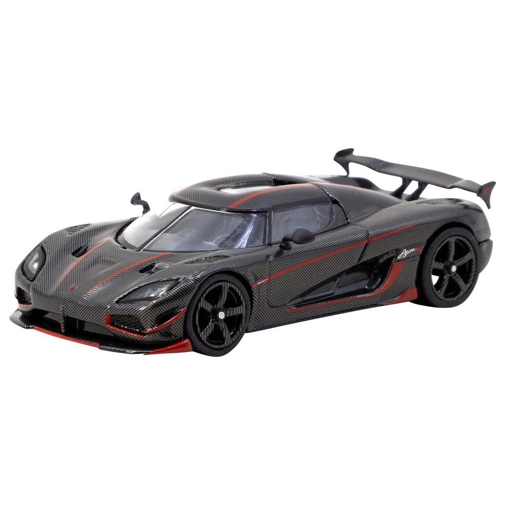 Speedmaster Japan Koenigsegg Agera RS Modell T64G-TL005-BCF Schwarze Kohlefaser Rote Akzente Fertiggestellt gray