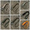 High Strength Paracord Keychain Outdoor Style Parachute Cord Keychain  Survival Tool