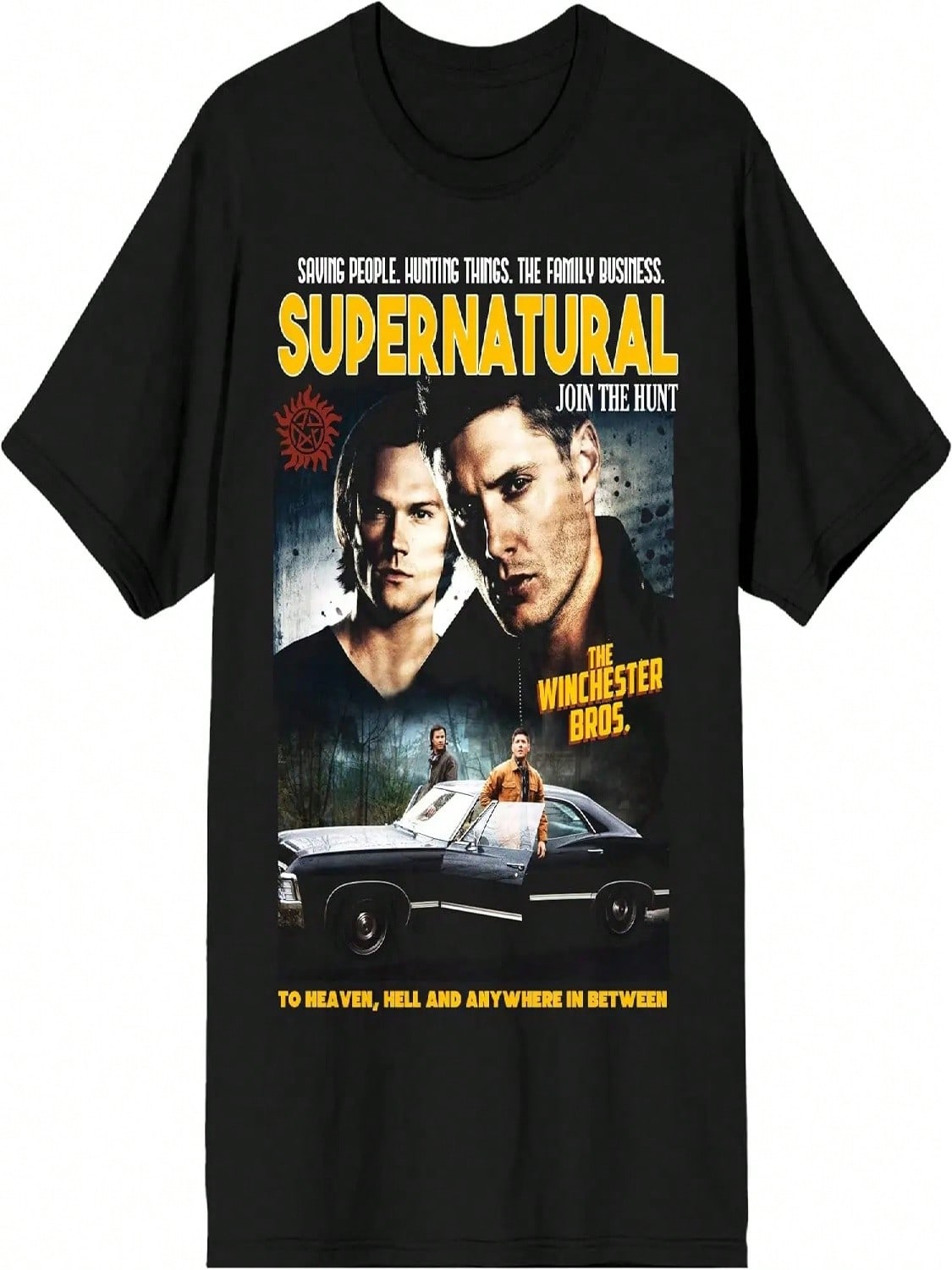 TV Series Men s To Heaven, And Anywhere In Between Black T-Shirt S разноцветный