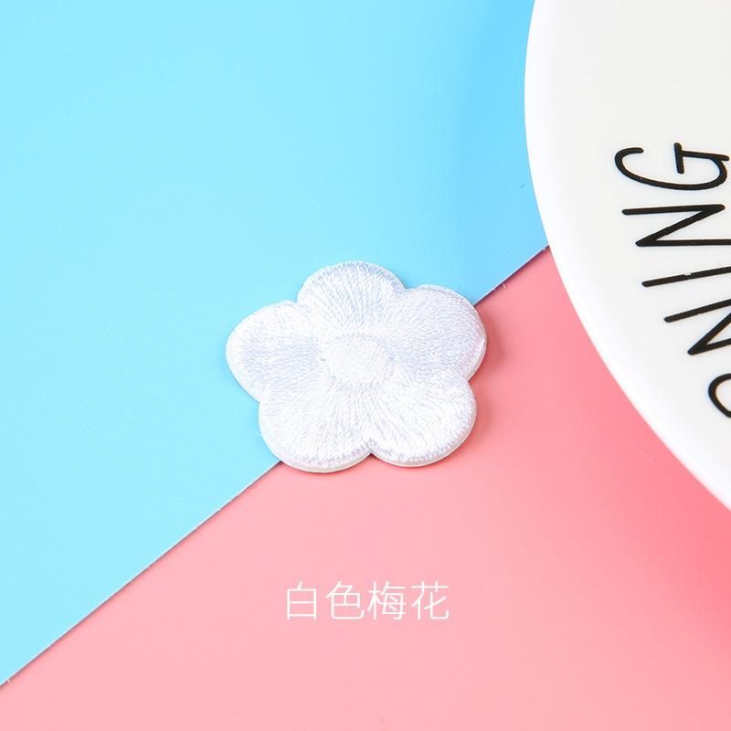 Three Love Flower Cloth Sticker Chinese Style Embroidery Patch Sticker Clothes Down Jacket Pants Holes Self-Adhesive No Traces Repair Subsidy