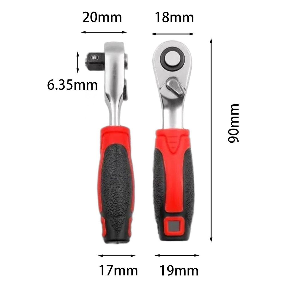

Quick ratchet wrench 14 inch with 72 tooth socket screwdriver and 1 4 inch square head for construction and professional use China Mainland