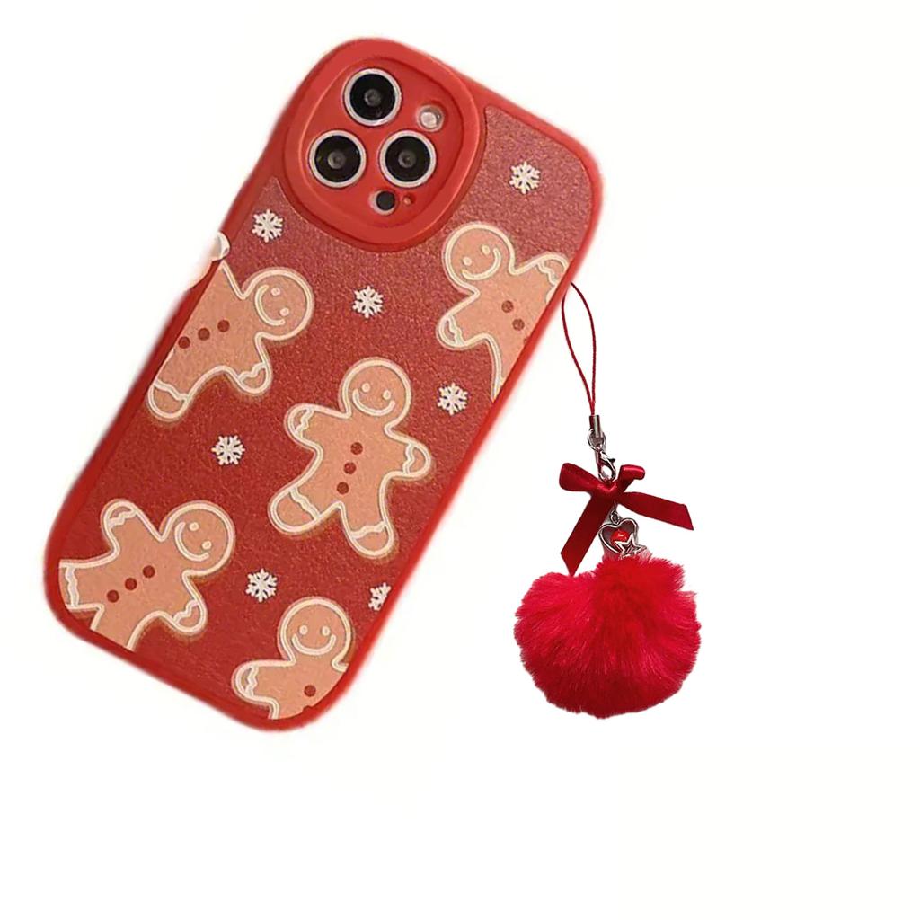 Bowknot Plush Keychain Pendant Multicolor Furry Ball Key Chains Fashionable Keyring Ornament for Phones Car Keys Bags