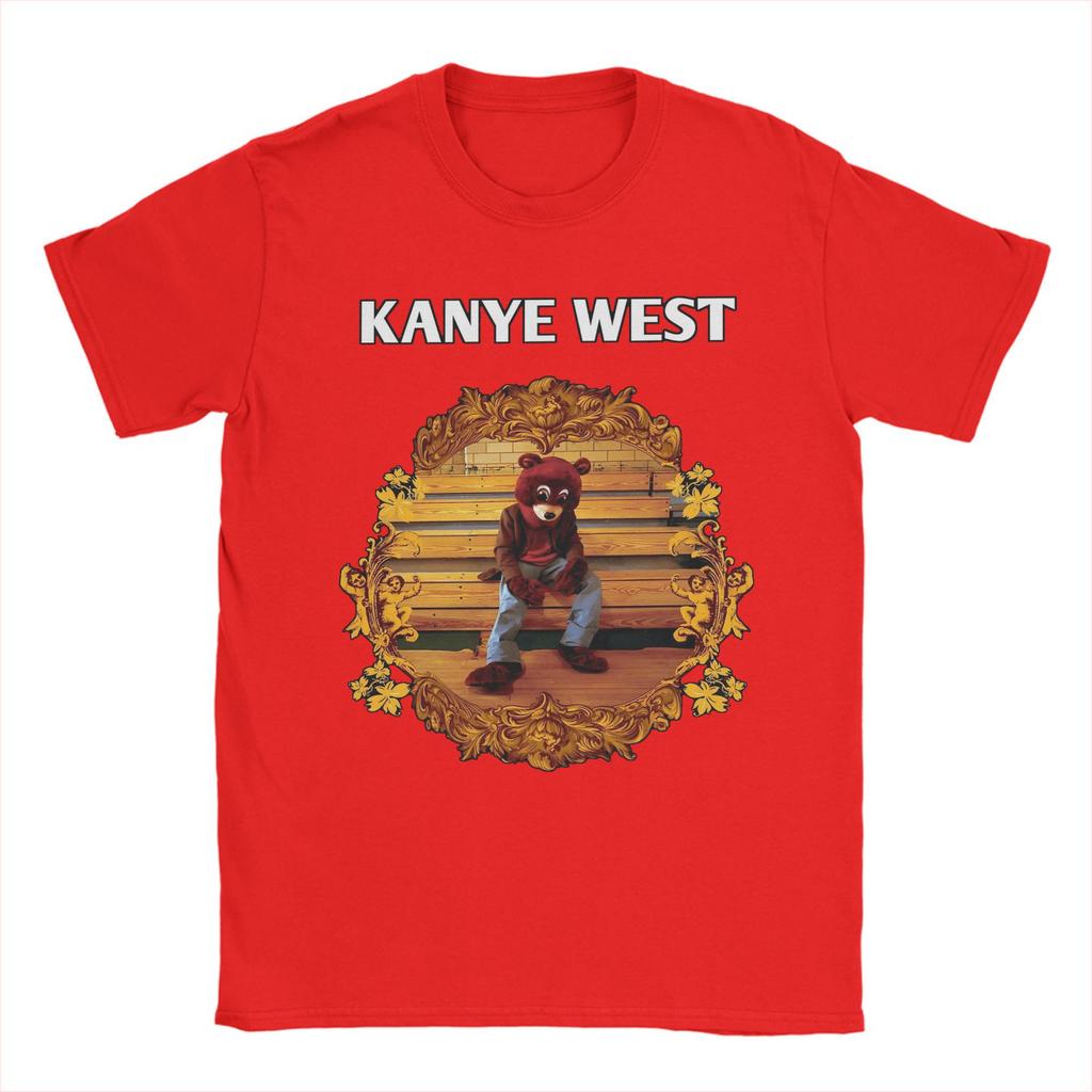 Kanye West T-Shirts für Herren Baumwolle Fantastische T-Shirts Rundhals T-Shirts Kurzarm Tops Party