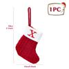 Christmas Alphabet Knitting Socks Christmas Gift Packing Bags Christmas Decorations For Home 2025 Navidad Xmas Tree Ornaments