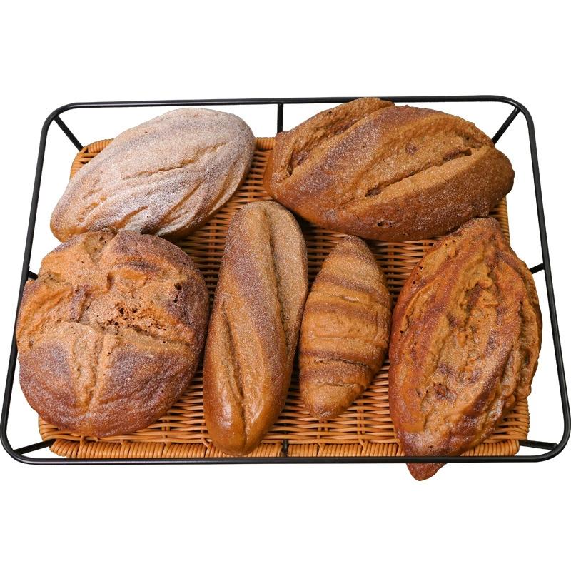 Bread Models Decorated With Rye Bread Baguette Toast Slow Pop Dessert Shop Cabinets With Various Styles Of Photographic Props