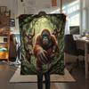 1 Pezzo Coperta in Flanella con Stampa Cartone Animato, Alta Qualità Confortevole per Tutte le Stagioni, Decorazione per la Casa, Calore e Comfort, Perfetta per Regalo di Natale Compleanno