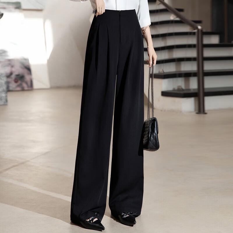 Women's High-Waist Wide-Leg Casual Pants