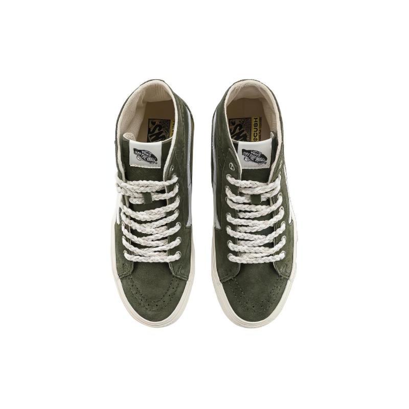 Vans Skate Sk8 Hi 'Green White' Sneakers VN0009Q0KFR