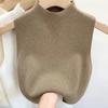 Women Knitted Tank Top Summer Fall Slim Sweater Short Sleeveless Solid Spring Autumn Sweaters Pullovers