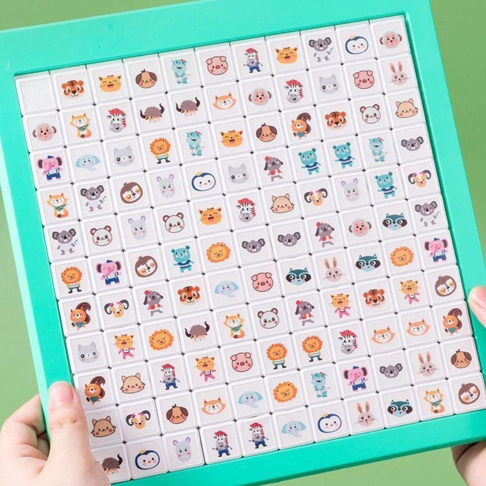 Education Animals Matching Board Game Plastics Animal Chess Board Games  Christmas Birthday Gift