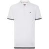 Tommy Hilfiger Bavlněné chladivé Street výšivka pruhovaný lem přiléhavé krátký rukáv polo tričko Pánské topy DM0DM16219YBR