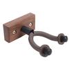 Guitar Wall Mount U Shaped Holds 11.02 To 22.05lbs Walnut Guitar Hanger Hook for Banjo Bass