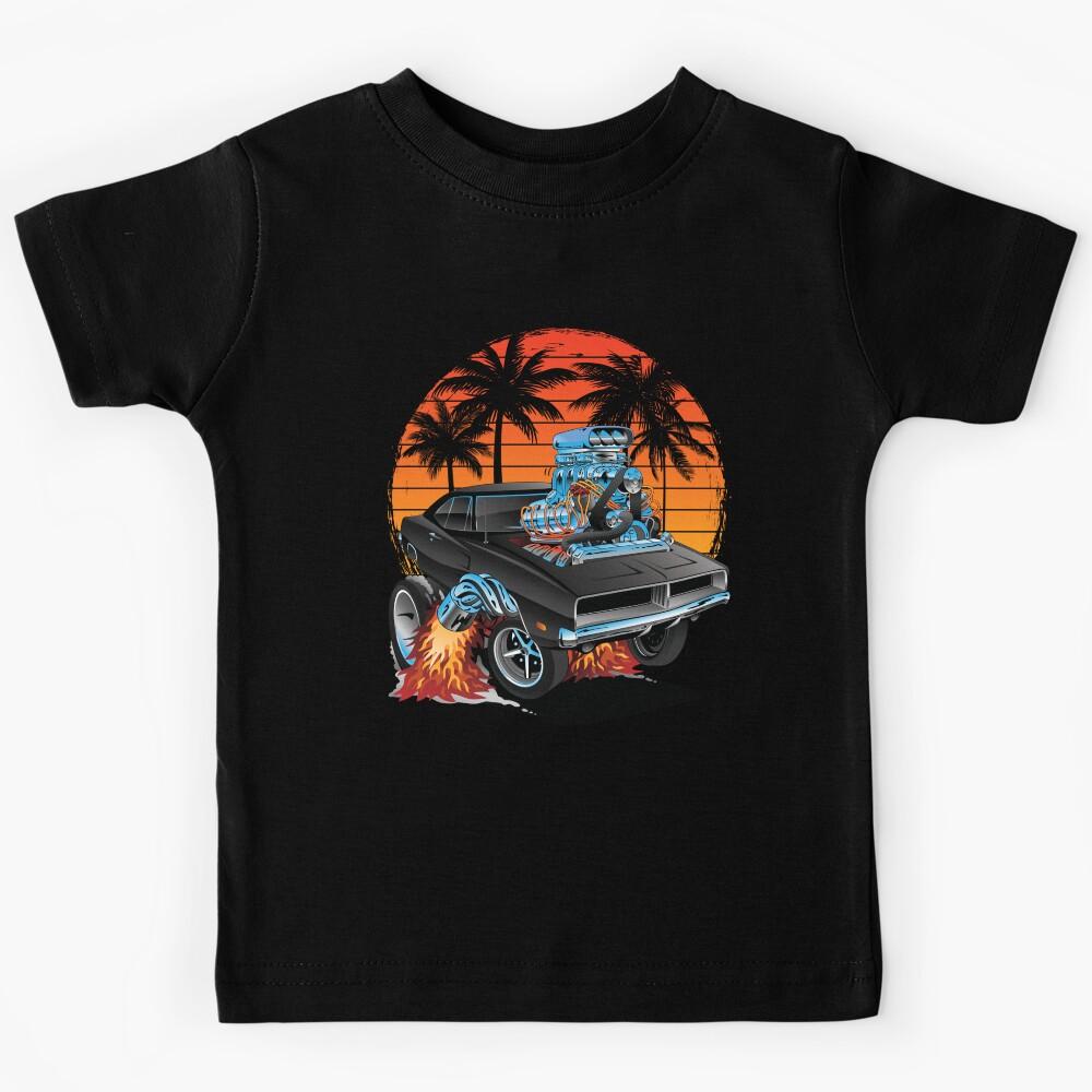 Muscle Cars Hot Rods and Street Machines Beach Vacations Kids T-Shirt 140