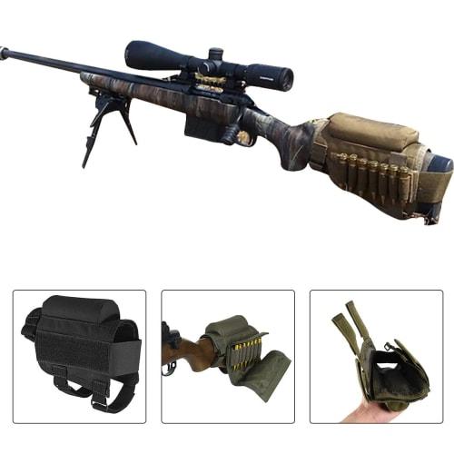 Magicstart Shell Holder, Buttstock Bullet Holder Bag, Hunting Gun Cheek Pouch Holder
