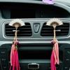 MR TEA  Diamond Metal Crown Cross Rabbit Car Styling Air Freshener Perfume For Car Air Condition Vent Smell Toys Accrssories