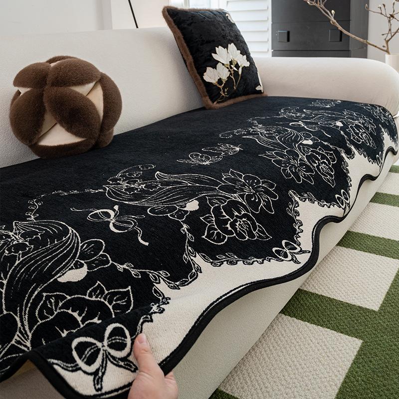 Special-Shaped Straight Row Irregular Sofa Cushion New Four-Season Universal Light Luxury Non-Slip Sofa Seat Cushion Sub-Cover Cloth Towel