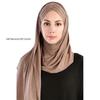 Religious Woman Middle East Headscarf Turbans Plain Color Arab Scarf Shawl Outdoor Headscarf for Woman Cycling Hiking