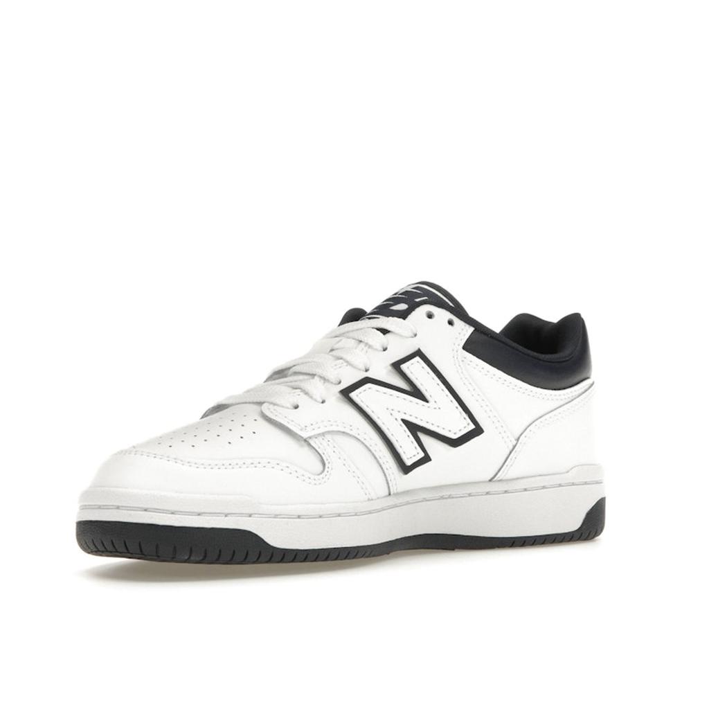 New Balance 480 White Navy Unisex Sneakers BB480LWN