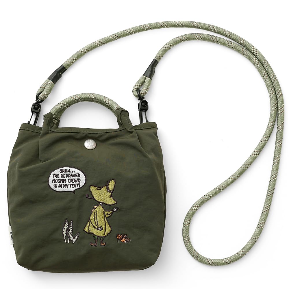 

Pochette Mini Shoulder Bag for Women N Khaki [Moomin] rmpk-03 (Snufkin 2)