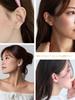 Bestyle Ear Cuff for Women, Sterling Silver 925, Men's Earrings, Hypoallergenic, Zirconia, Non-Pierced Earrings, Unisex, Openwork Arabesque Design, Si
