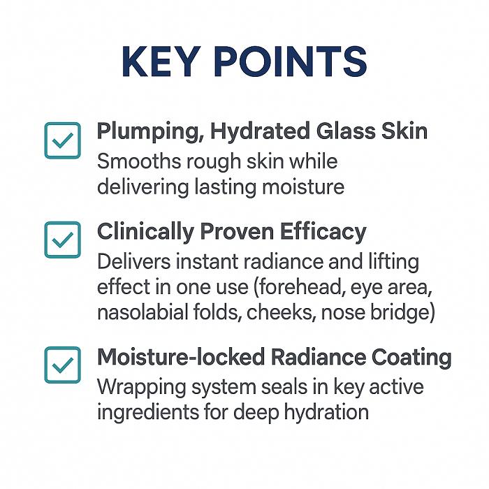 MEDI-PEEL Extra Super 9 Plus Water Glow Lifting Wrapping Mask (4ml X 4ea)