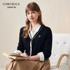 Women's V-Neck Thickened Wool Cardigan