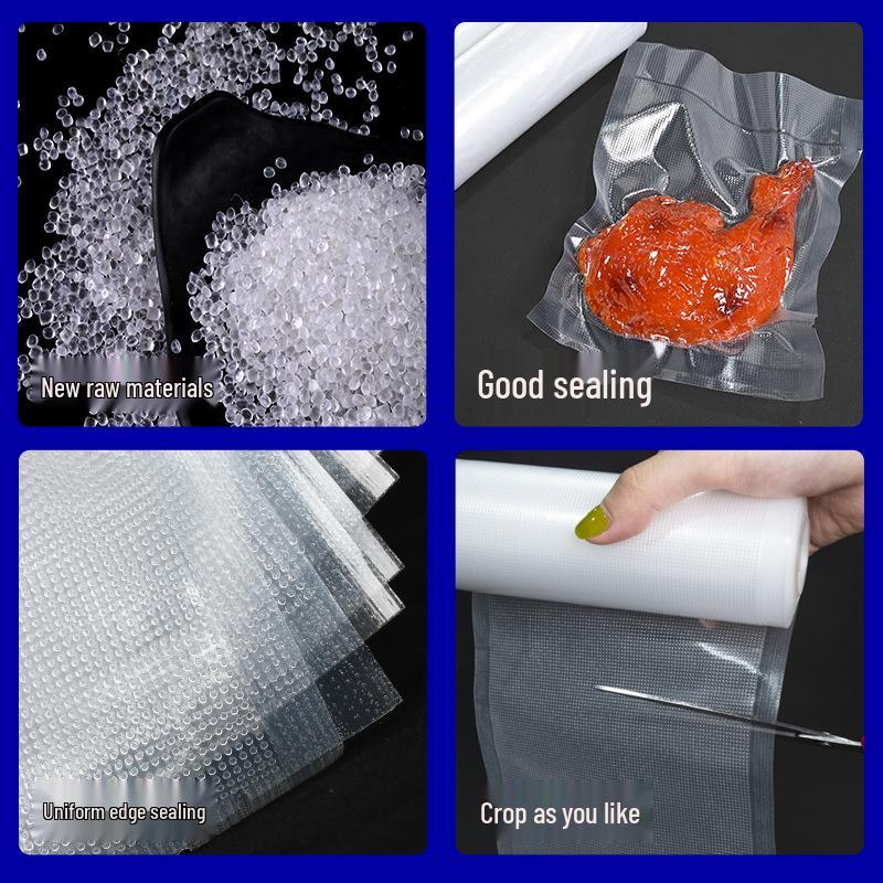 

Пакеты для хранения продуктов с вакуумной запайкой в горошек 10cm x 500cm Double Layer 19 Silks