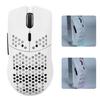 Wireless Gaming HXSJT66 Computer Gaming Mouse with 6 RGB Backlight Modes and 4 Adjustable DPI Levels for PC Laptop Mouse, 2.4GHz (White)