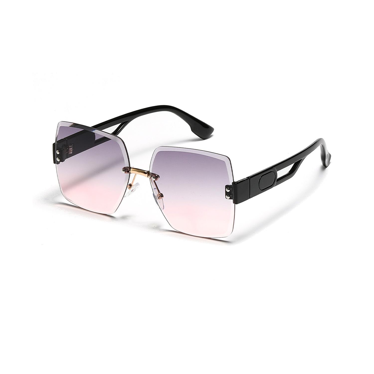 

Большие очки в оправе ретро-солнцезащитные очки мужские квадратные с бриллиантовой отделкой солнцезащитные очки женские Feeling