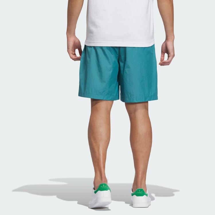 adidas originals Trefoil Logo Play Football Graphic Light Woven Shorts Asia Sizing 'Blue' Men's IW6313