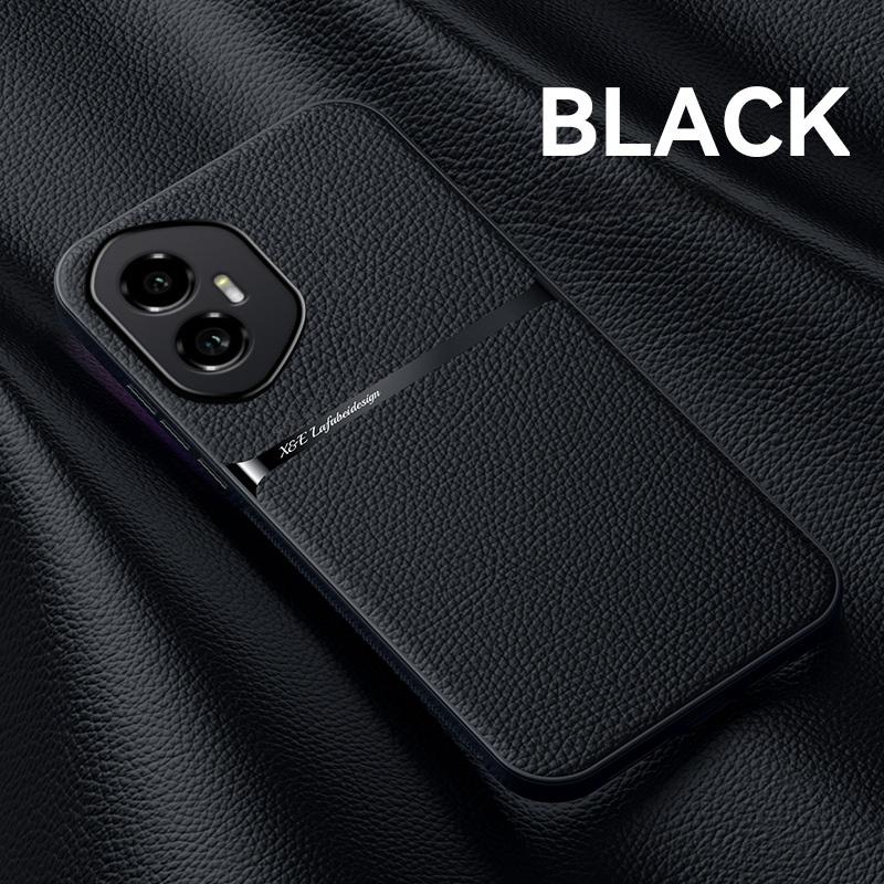 For Honor 300 Pro Case Magnetic Car Holder Leather Phone Case For Honor 300 Honor300Pro Bumper Shockproof Protection Back Cover