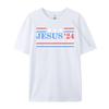 Jesus Christ 2025 President USA Election Political Parody Shirts Graphic Tee Harajuku Camisetas Hombre Happy New Years