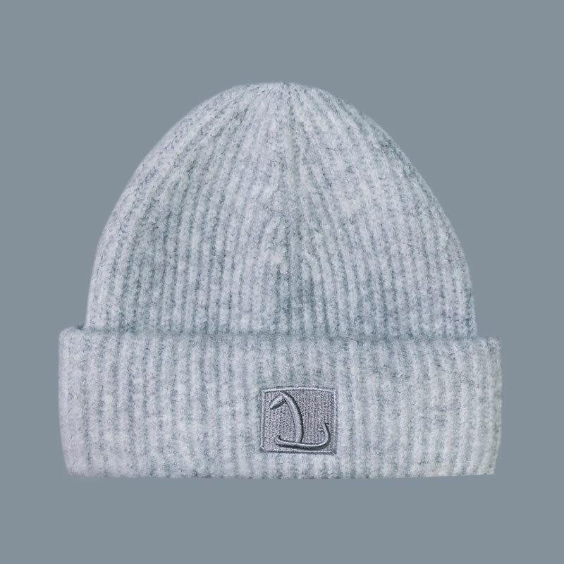 Wool hat big head circumference wool hat women's season 2025 new loose thick warm cold hat knitted men
