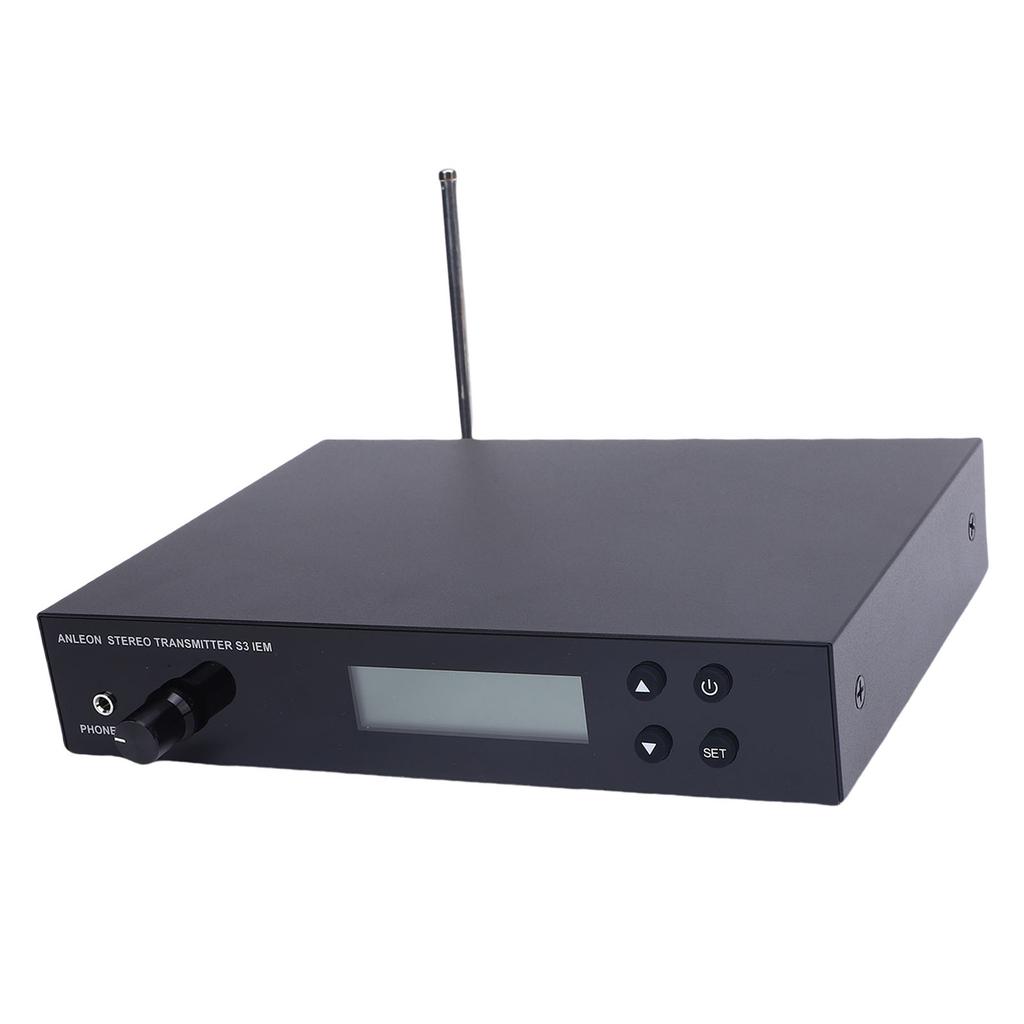 640 676MHz Wireless Ear Monitoring System with Transmitter and Receiver Professional IEM System for Studio Guitar Live