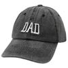 Unisex Washed Cotton Cap DAD MOM Embroidery Baseball Cap Outdoor Couple Chic Dad Hats
