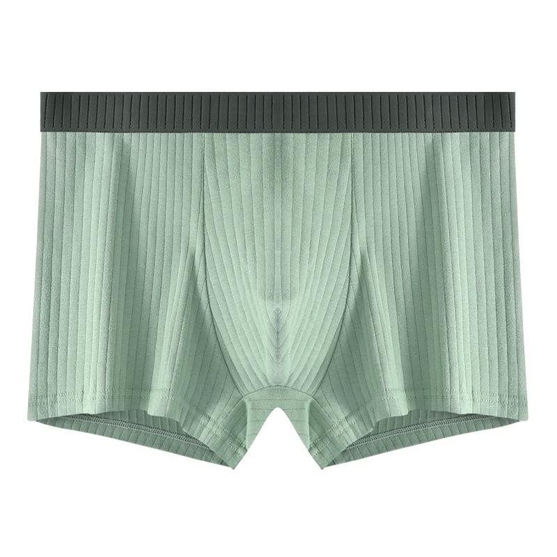 Men's Antibacterial Cotton Boxer Briefs - Trendy & Comfortable for Teens and Boys