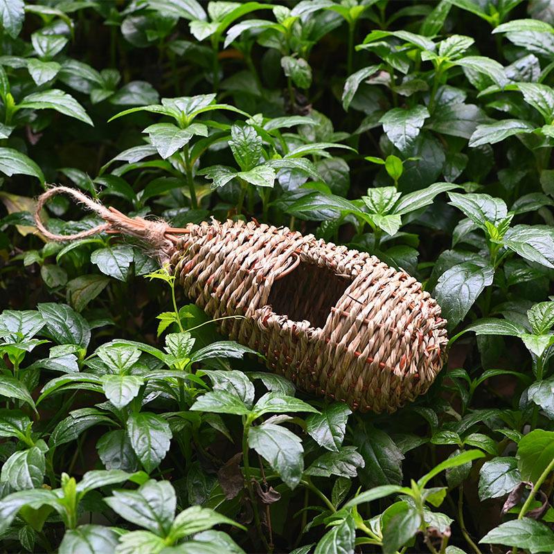 Horticultural Decorations Landscape Grass Woven Bird's Nest Outdoor Decoration Pure Handmade Woven Bird Cage Bee Nest