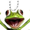 1/2/3/4/5Pcs 2D Acrylic Frog Hanging Decoration with Beaded Chain Car Rearview Mirror Hanging Ornament Charm Pendant Car Interior Accessory