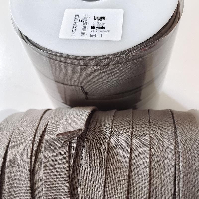 

Красная двойная косая бейка - Не требующий глажки полиэстер-хлопок для ципао своими руками, ширина 1,2